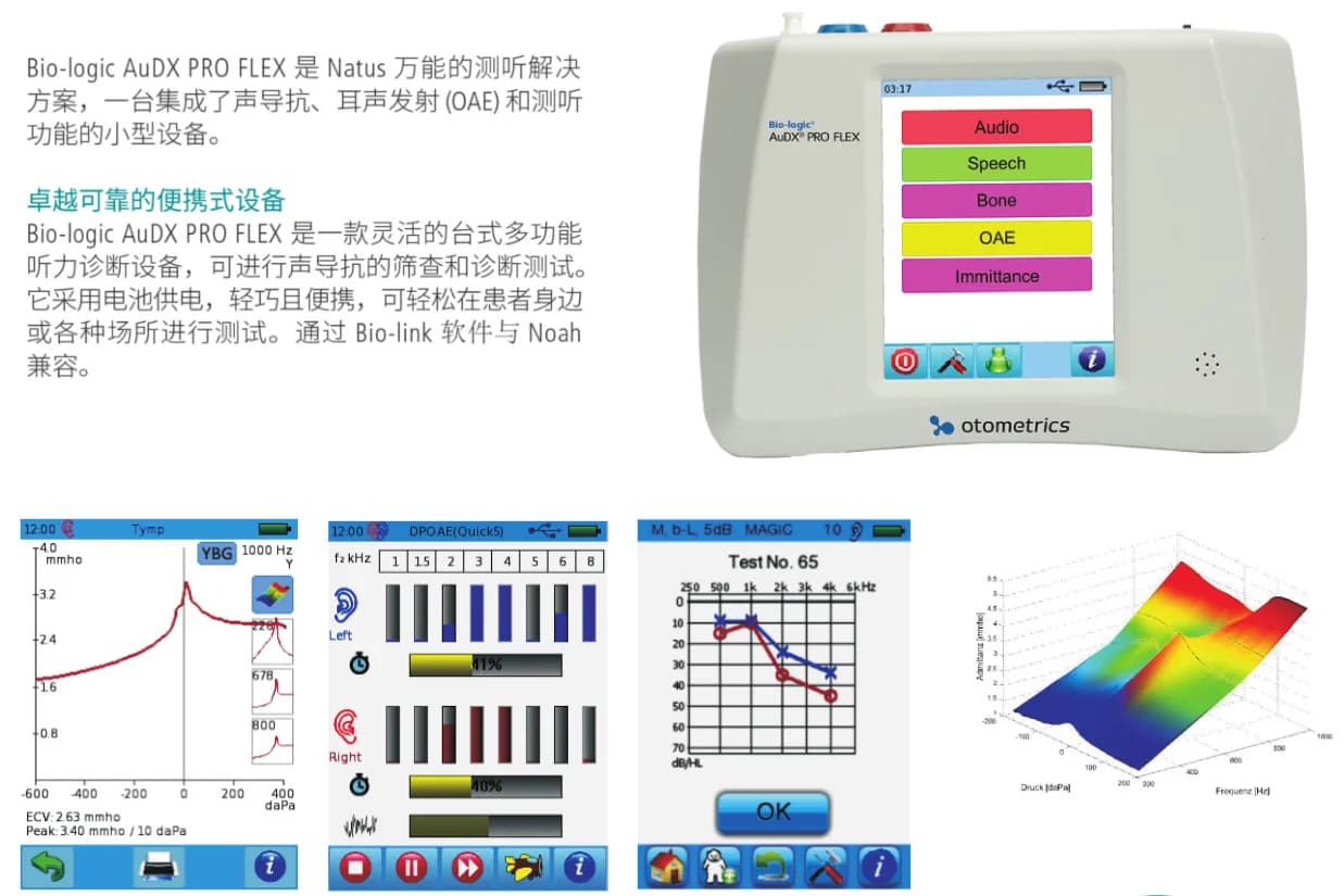 中耳分析仪Biologic AuDX PRO FLEX（筛查型）